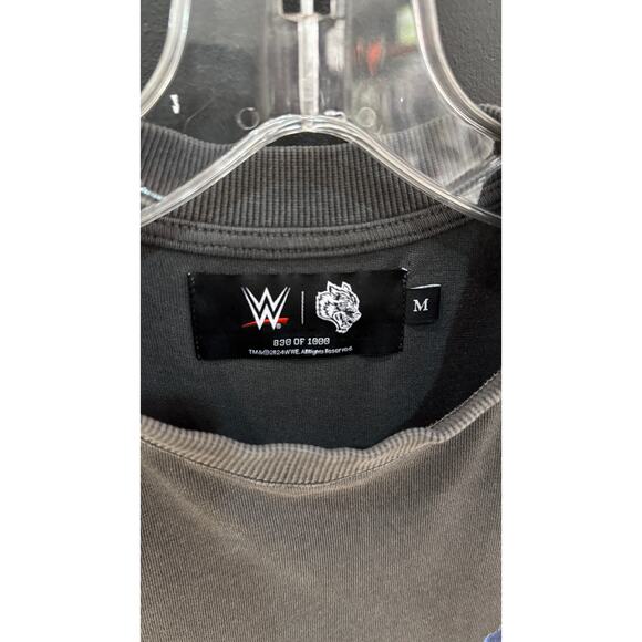 Darc Sport x WWE Stone Cold Steve Austin Oversized Tee Shirt Gray Civil Regime - Picture 6 of 6